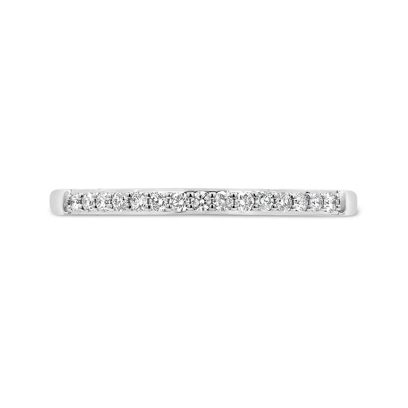 Glacier Fire 14K White Gold 0.15CTW Canadian Diamond Anniversary Band
