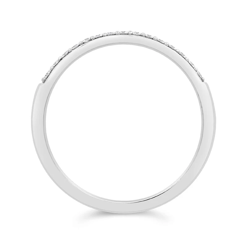 Glacier Fire 14K White Gold 0.15CTW Canadian Diamond Anniversary Band