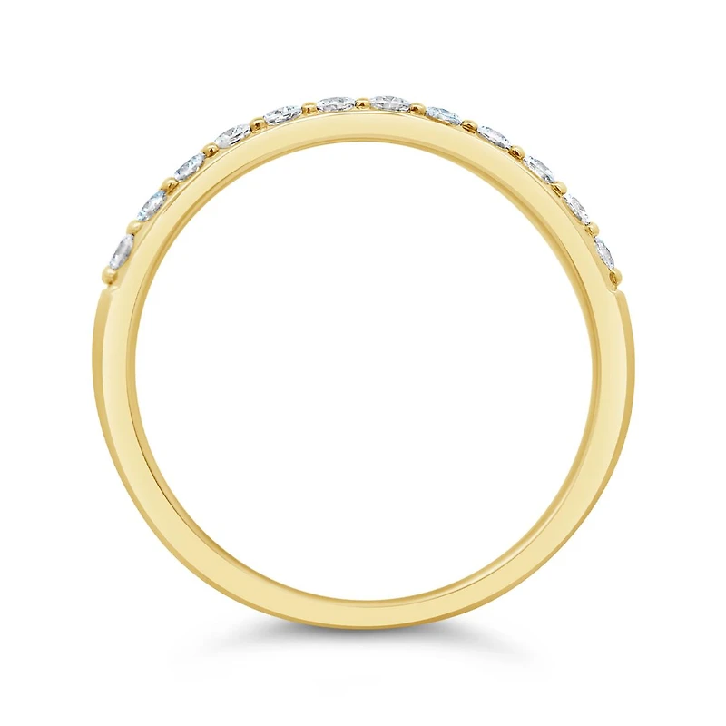 Glacier Fire 14K Yellow Gold 0.33CTW Canadian Diamond Anniversary Band