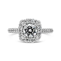 Jenny Packham 18K White Gold Lab Grown 2.00CTW Diamond Bridal Ring