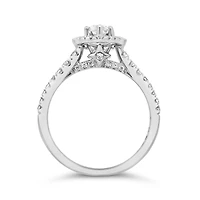 Jenny Packham 18K White Gold Lab Grown 1.50CTW Marquise Diamond Bridal Ring