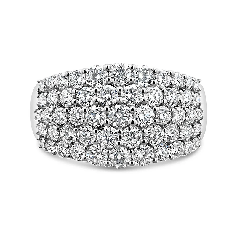 New Brilliance 14K White Gold Lab Grown 2.00CTW Diamond Band