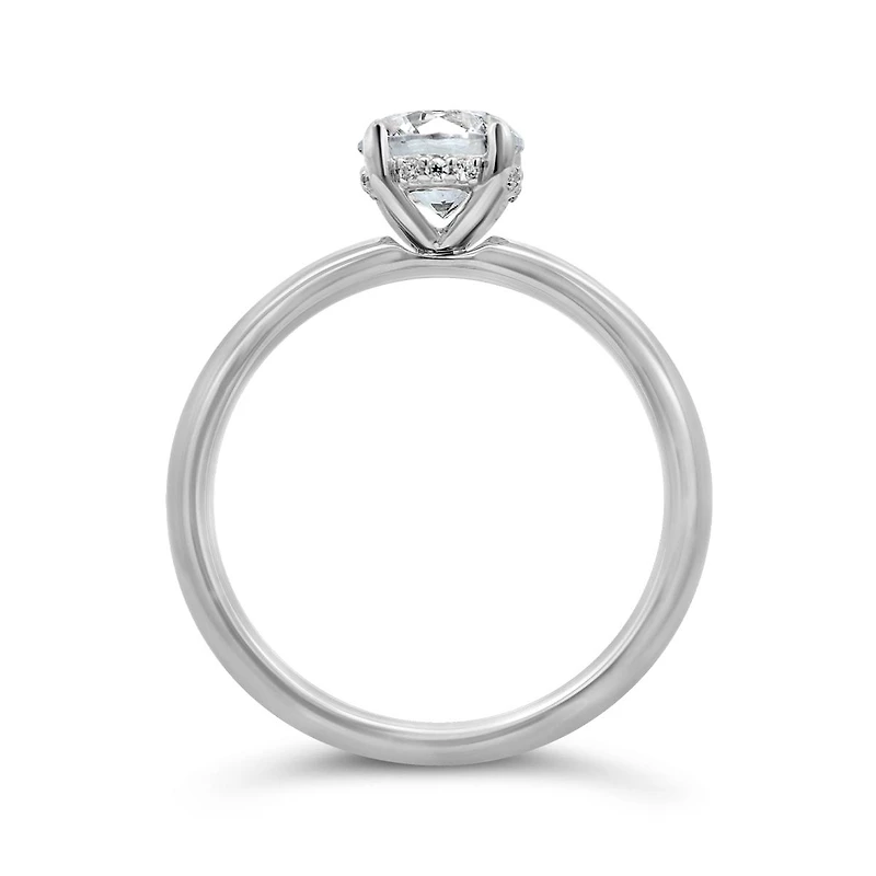 New Brilliance 14K White Gold Lab Grown 1.25CTW Diamond Solitaire Ring