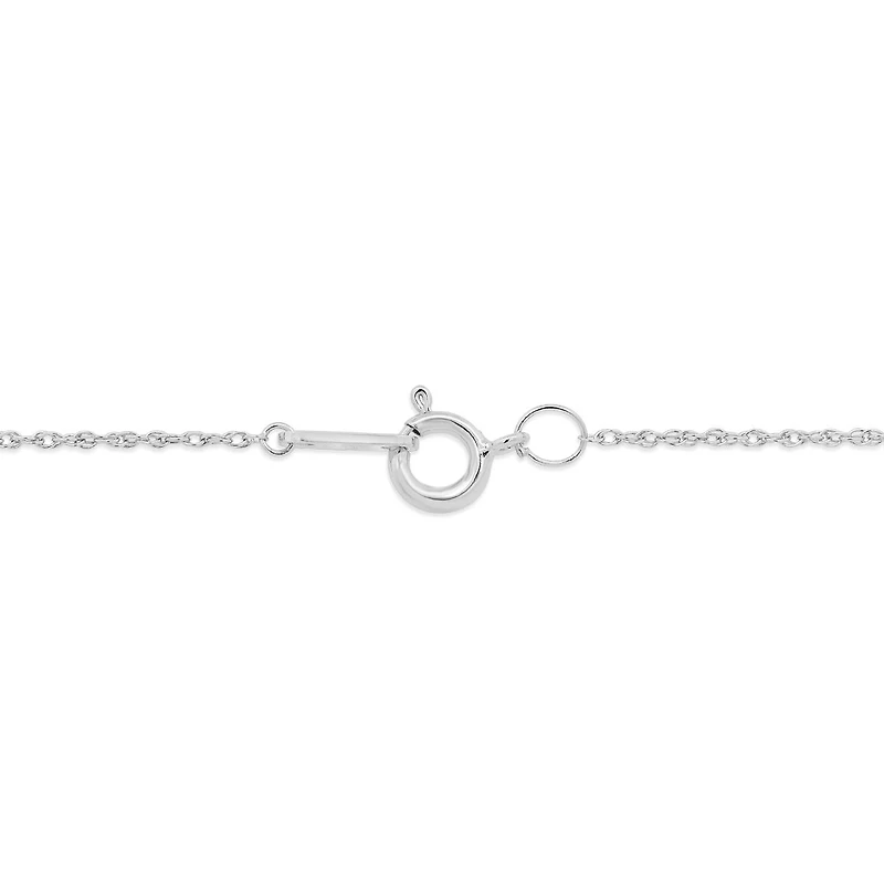 Bouquet 10K White Gold Diamond Pendant