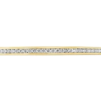 10K Yellow Gold 0.70CTW Diamond Bangle