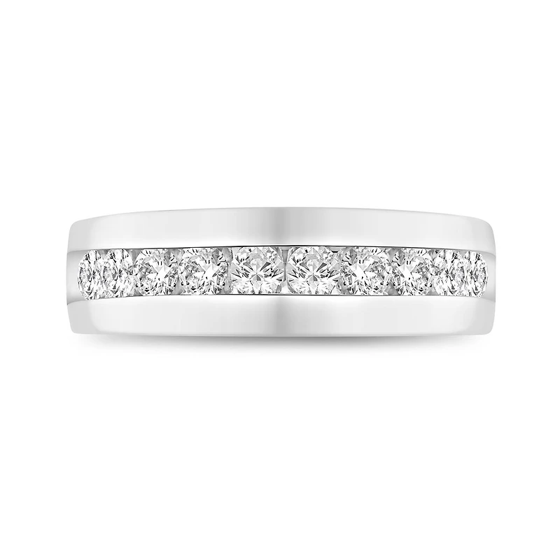 10K White Gold Lab Grown 1.00CTW Diamond Ring