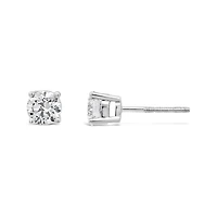 New Brilliance 14K White Gold Lab Grown 1.00CTW Diamond Stud Earrings