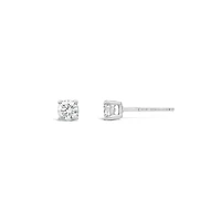 New Brilliance 14K White Gold Lab Grown 0.50CTW Diamond Stud Earrings