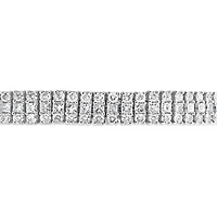 14K White Gold 10CTW Diamond Tennis Bracelet
