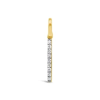Charmables 10K Yellow Gold Diamond Interchangeable Bar Charm