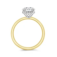 New Brilliance 14K Yellow Gold Lab Grown 2.08CTW Round Cut Diamond Ring