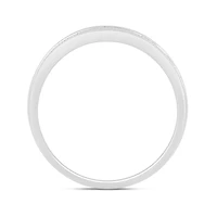10K White Gold 0.25CTW Diamond Wedding Band
