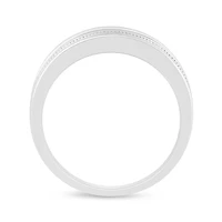 10K White Gold 0.50CTW Diamond Wedding Band