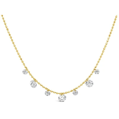 Brevani 14K Yellow Gold 0.62CTW Diamond Necklace