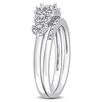 Julianna B 10K White Gold 0.33CTW Diamond Bridal Set