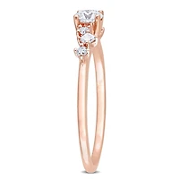 Julianna B 14K Rose Gold 0.48CTW Diamond Bridal Ring