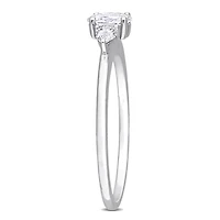 Julianna B 14K White Gold 0.49CTW Diamond Three-Stone Ring
