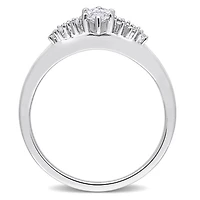 Julianna B 14K White Gold 0.50CTW Diamond Bridal Ring