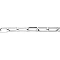 Sterling Silver 0.15CTW Diamond Infinity Heart Paperclip Bracelet