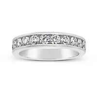New Brilliance 14K White Gold Lab Grown 1.00CTW Diamond Band