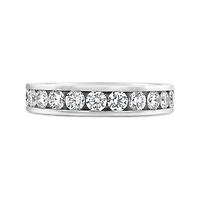 New Brilliance 14K White Gold Lab Grown 1.00CTW Diamond Band