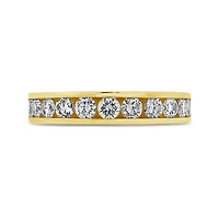 New Brilliance 14K Yellow Gold Lab Grown 1.00CTW Diamond Band