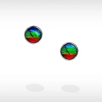 KORITE ORIGINS Sterling Silver Ammolite Earrings
