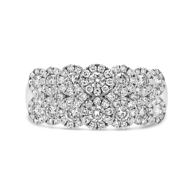 10K White Gold 1.00CTW Diamond Band