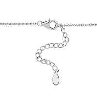 Julianna B Sterling Silver Aquamarine and Blue Topaz Necklace 18" + 2" Extender