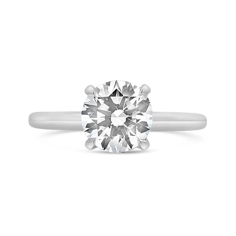 New Brilliance Lab Grown 2.08CTW Diamond Solitaire Ring in 14K White Gold