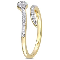 Julianna B 10K Yellow Gold Diamond & Tsavorite Snake Wrap Ring