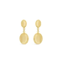 10K Yellow Gold Classic Drop Earring