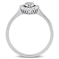 Julianna B 14K White Gold Diamond Pear Fashion Ring