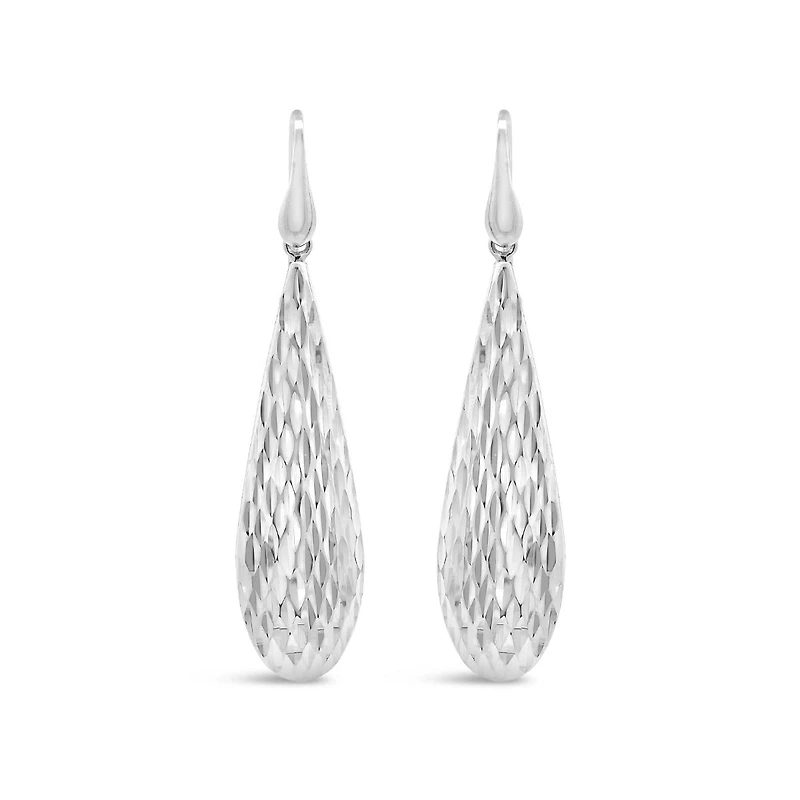Sterling Silver Pear Drop Earrings