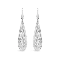 Sterling Silver Pear Drop Earrings