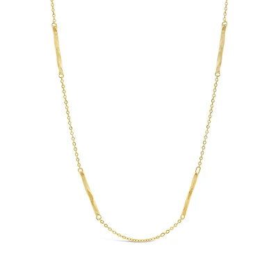10K Yellow Gold 18" Diamond Cut Mirror Chain