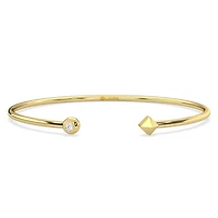 Lands Collection Modern Electrum Canadian Diamond Cuff Bracelet