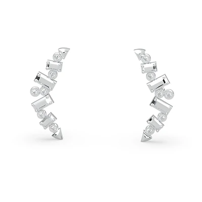 Lands Collection Modern Electrum Canadian 0.11CTW Diamond Earrings