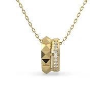 Lands Collection Modern Electrum Canadian Diamond Pendant