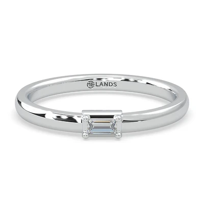 Lands Collection Modern Electrum Canadian Diamond Fashion Ring Size 7