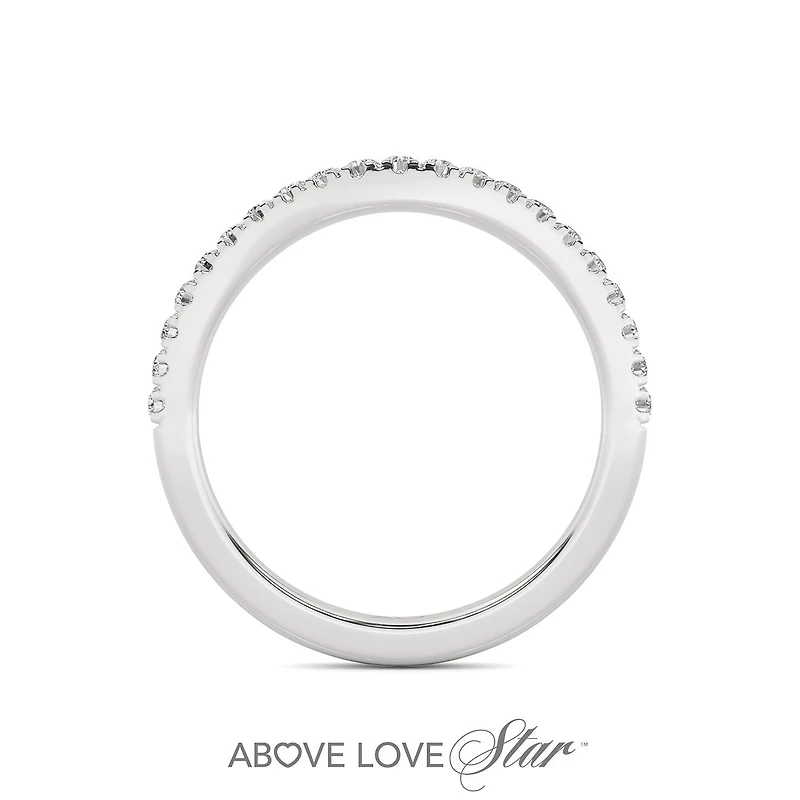 Above Love Lab Grown 0.25CTW Diamond Band in 18K White Gold