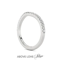Above Love Lab Grown 0.25CTW Diamond Band in 18K White Gold