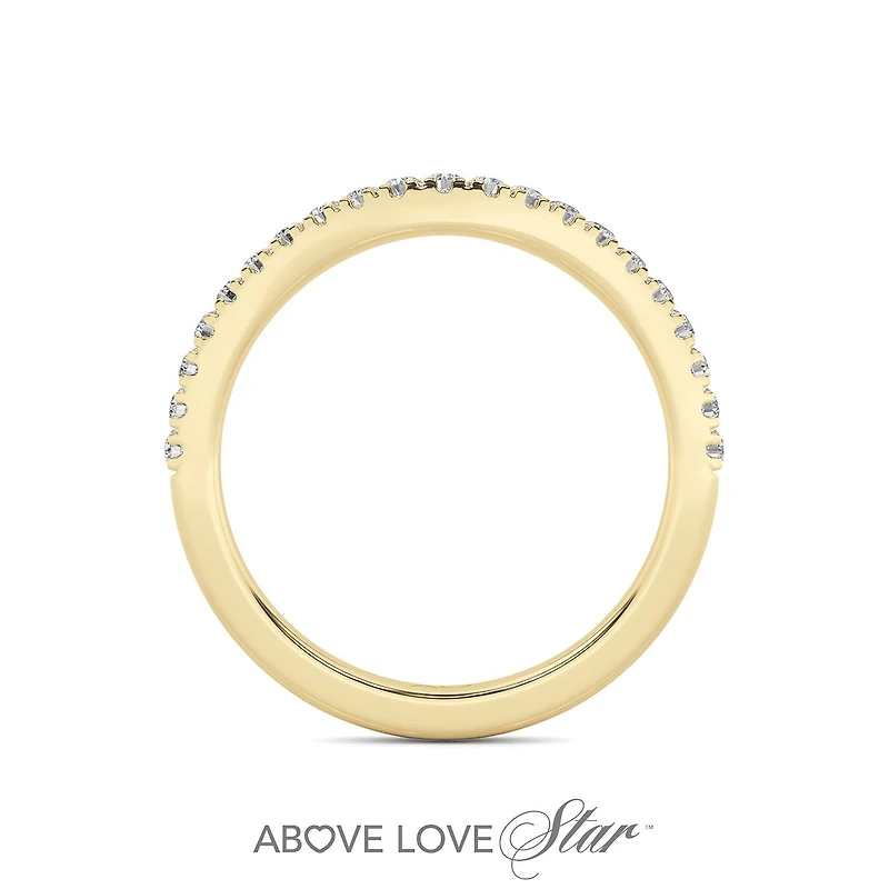 Above Love Lab Grown 0.25CTW Diamond Band in 18K Yellow Gold