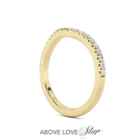 Above Love Lab Grown 0.25CTW Diamond Band in 18K Yellow Gold