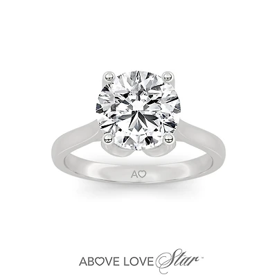 Above Love Lab Grown 1.75CTW Diamond Ring in 18K White Gold