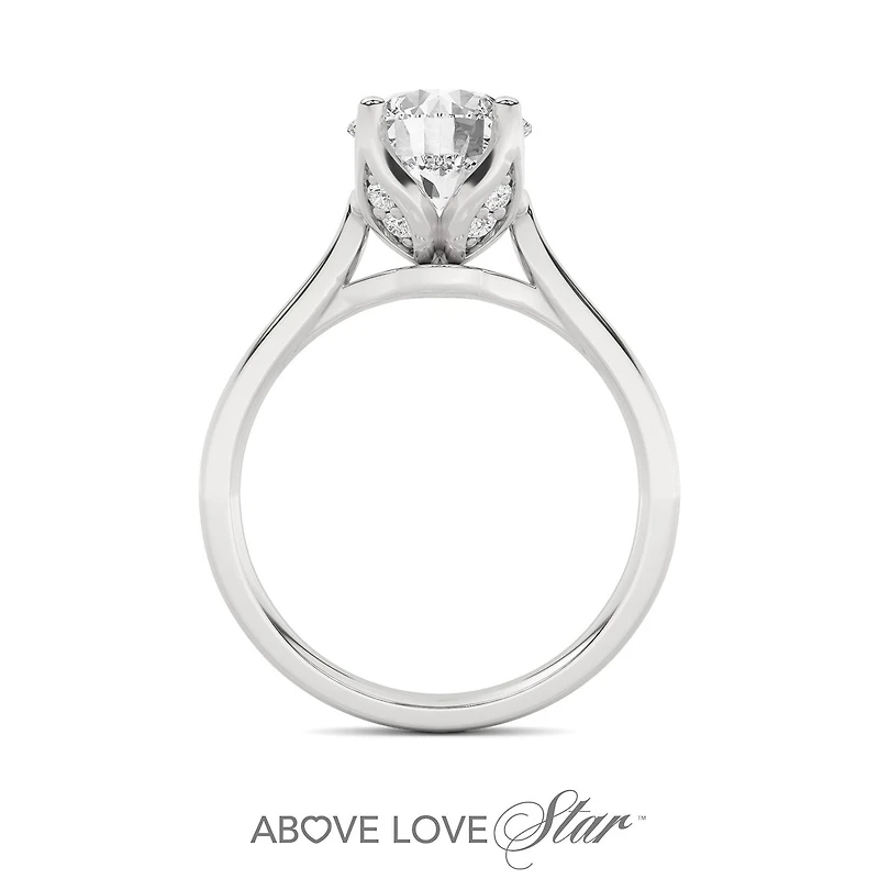 Above Love Lab Grown 1.75CTW Diamond Ring in 18K White Gold