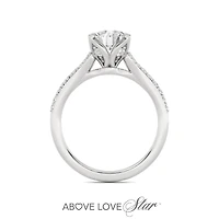 Above Love Lab Grown 2.00CTW Diamond Bridal Ring in 18K White Gold