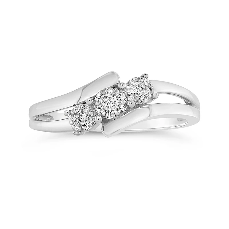 0.15CTW Diamond Fashion Ring in 10K White Gold