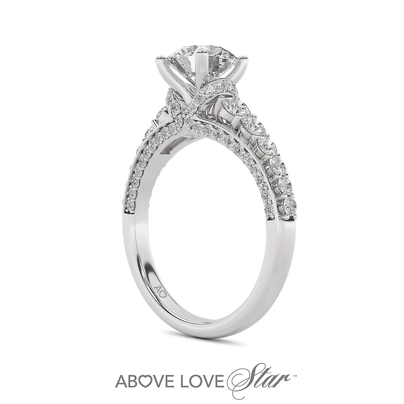 Above Love Lab Grown 2.00CTW Diamond Bridal Ring in 18K White Gold