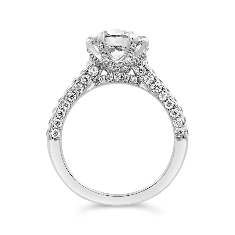Jenny Packham Lab Grown 3.00CTW Diamond Bridal Ring in 18K White Gold